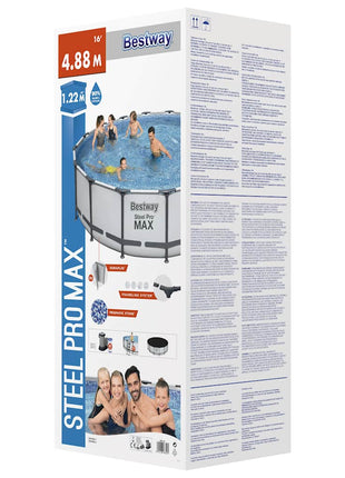 Steel Pro MAX Zwembadset 488x122 cm
