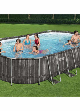 Power Steel Zwembadset ovaal 488x305x107 cm