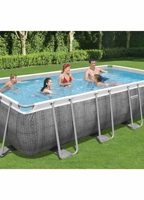 Power Steel Zwembadset rechthoekig 549x274x122 cm