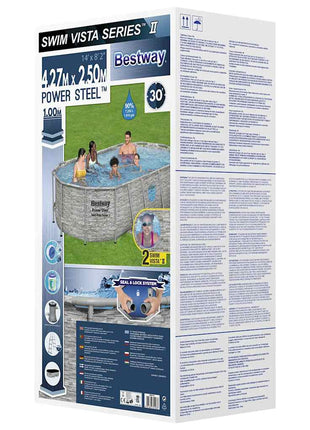 Power Steel Zwembadset 427x250x100 cm