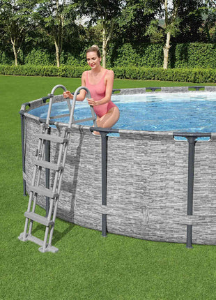 Power Steel Zwembad rond 488x122 cm