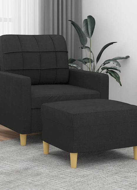 Fauteuil Met Voetenbank 60 Cm Stof