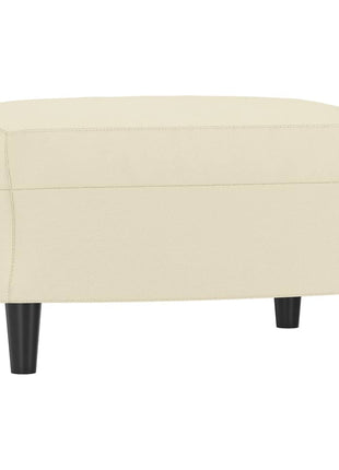 Fauteuil Met Voetenbank 60 Cm Kunstleer Kleurig