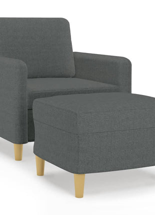 Fauteuil Met Voetenbank 60 Cm Stof
