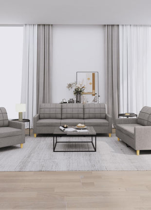 3-Delige Loungeset Stof