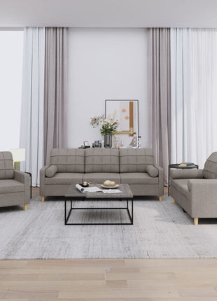 3-Delige Loungeset Stof