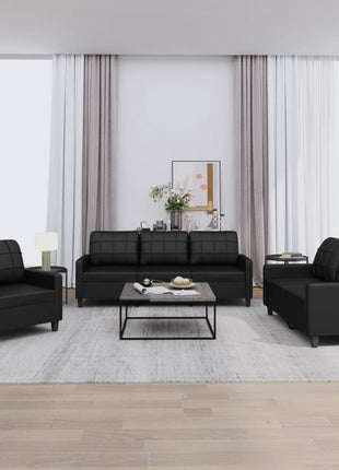 3-Delige Loungeset Kunstleer