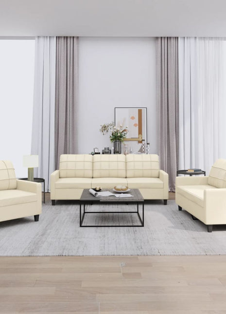 3-Delige Loungeset Kunstleer