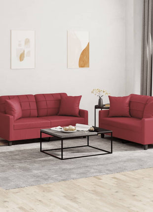 2-Delige Loungeset Kunstleer