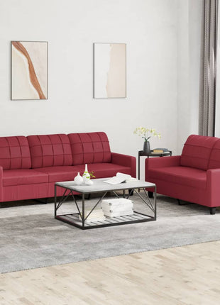 2-Delige Loungeset Kunstleer