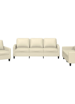 3-Delige Loungeset Kunstleer