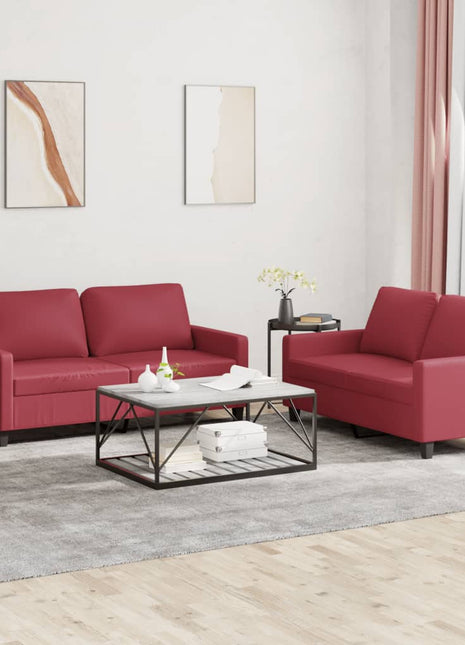 2-Delige Loungeset Kunstleer