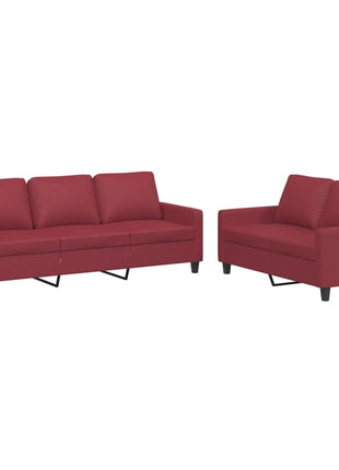 2-Delige Loungeset Kunstleer