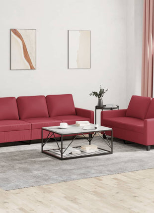 2-Delige Loungeset Kunstleer