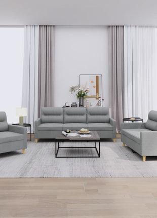 3-Delige Loungeset Stof