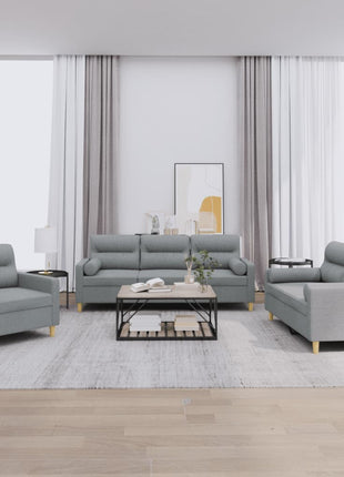 3-Delige Loungeset Stof