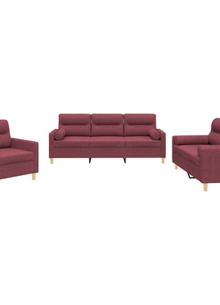 3-Delige Loungeset Stof