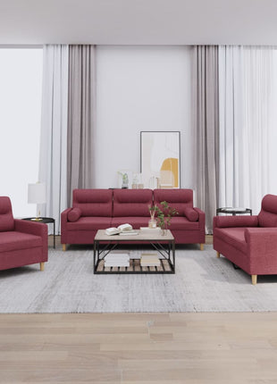 3-Delige Loungeset Stof