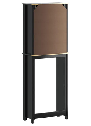 Toiletmeubel Berg 60X27X164,5 Cm Massief Hout