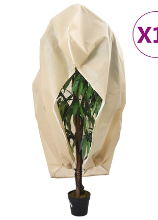 Plantenhoezen Met Ritssluiting 70 G/M² 1,2X1,8 M Beige
