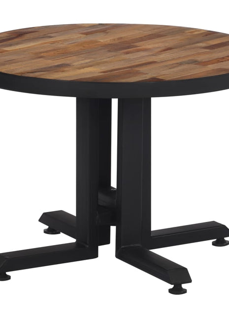 Salontafel rond Ø55x40 cm massief gerecycled teakhout