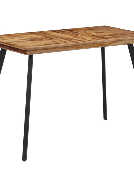 Eettafel 120x62x76 cm massief teakhout