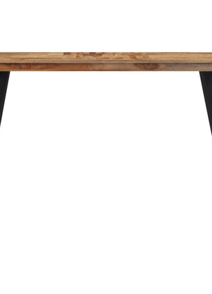 Eettafel 120x62x76 cm massief teakhout