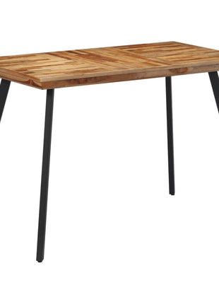 Eettafel 120x62x76 cm massief teakhout