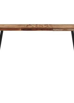 Eettafel 148x97x76 cm massief teakhout