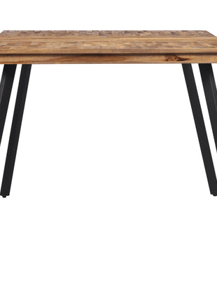Eettafel 169x98,5x76 cm massief teakhout