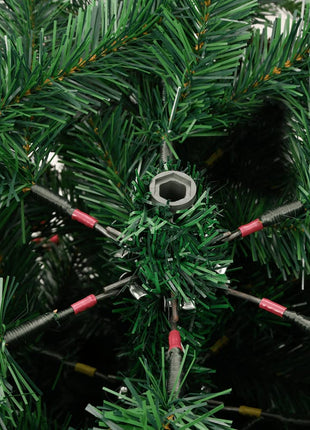Kunstkerstboom Met Scharnieren Dennenappels En Bessen