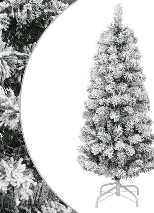 Kunstkerstboom Met Scharnieren En Sneeuw