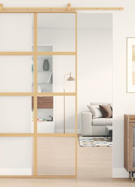 Schuifdeur 102,5X205 Cm Esg-Glas En Aluminium