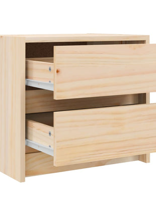 Nachtkastjes 40X31X35,5 Cm Massief Grenenhout