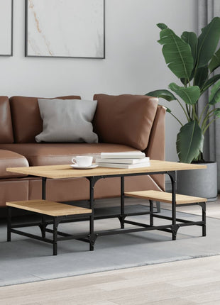 Salontafel 100X50,5X40 Cm Bewerkt Hout