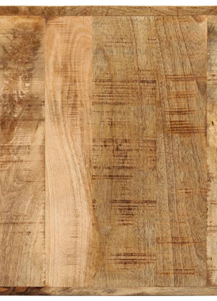 Bartafel 55x55x107 cm massief mangohout en ijzer