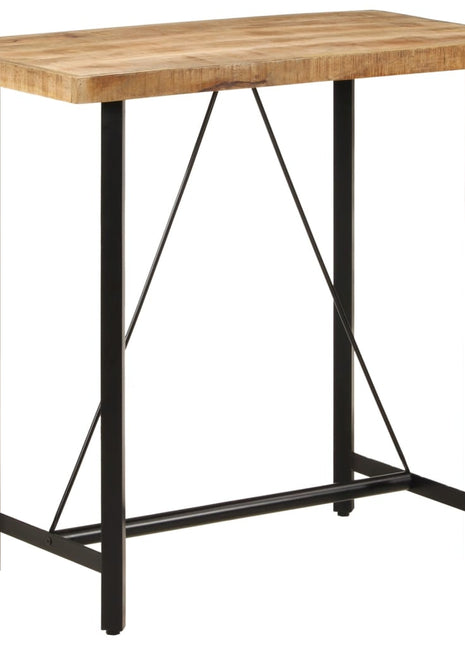 Bartafel 110x55x107 cm massief mangohout en ijzer