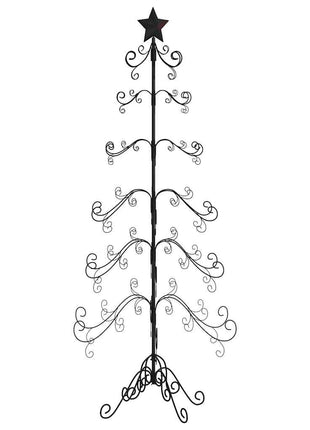 Kerstdecoratie Kerstboom Metaal Zwart