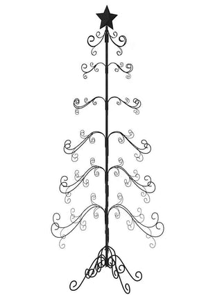 Kerstdecoratie Kerstboom Metaal Zwart