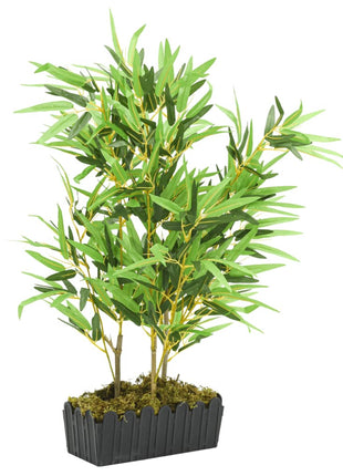 Kunstplant Bamboe 500 Bladeren 80 Cm Groen