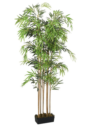 Kunstplant Bamboe 500 Bladeren 80 Cm Groen