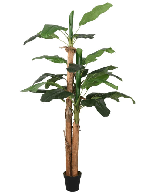 Kunstplant Bananenboom 19 Bladeren Groen