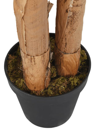 Kunstplant Bananenboom 19 Bladeren Groen