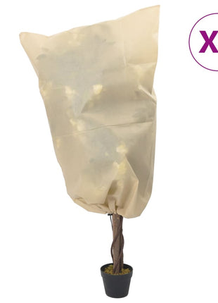 Vlieshoezen Voor Planten Met Trekkoord 70 G/M² 0,8X0,8 M