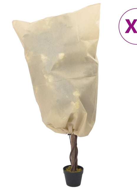 Vlieshoezen Voor Planten Met Trekkoord 70 G/M² 0,8X0,8 M