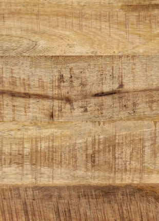 Eettafel 110x55x75 cm massief ruw mangohout en ijzer