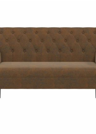 Bankje Met Rugleuning 120X62X75,5 Cm Kunstsuèdeleer