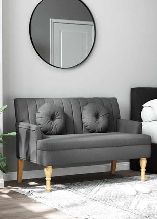 Bankje Met Kussens 113X64,5X75,5 Cm Stof