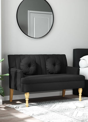 Bankje Met Kussens 113X64,5X75,5 Cm Stof
