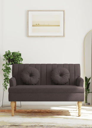 Bankje Met Kussens 113X64,5X75,5 Cm Stof